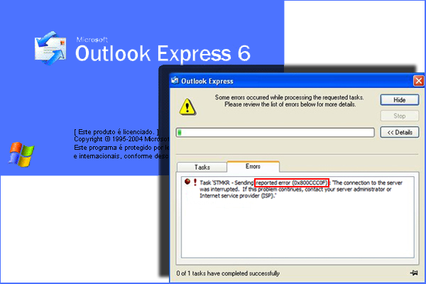 fix error 0x800ccc0f outlook express